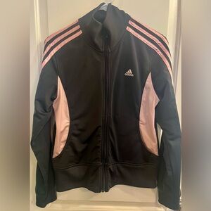 Adidas Gray and Pink Track Jacket